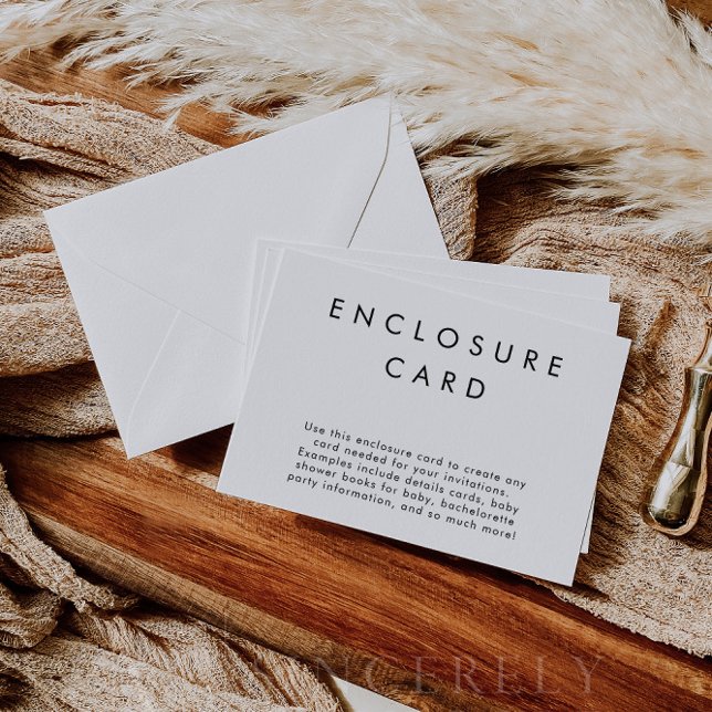 HARLOW modern minimal enclosure card (Creator Uploaded)