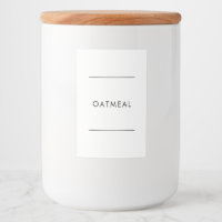 HARLOW pantry label