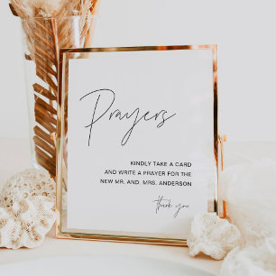 HARLOW Prayers For the Bride & Groom Wedding Sign