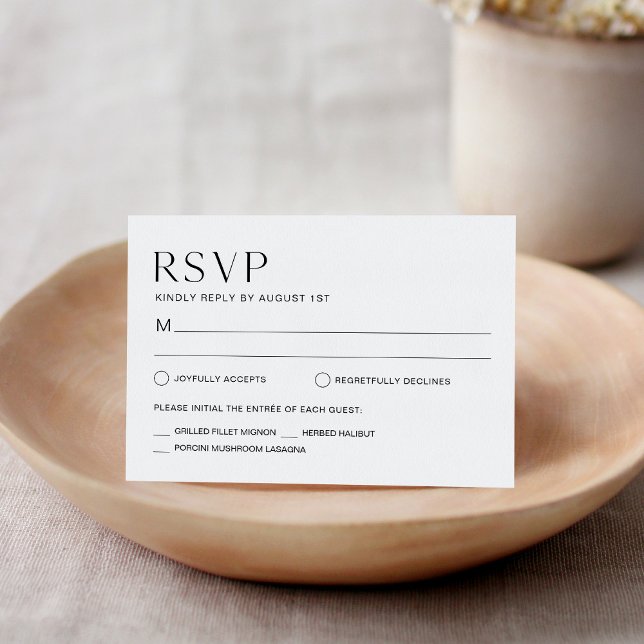 HARLOW Wedding RSVP Response Card (Creator Uploaded)