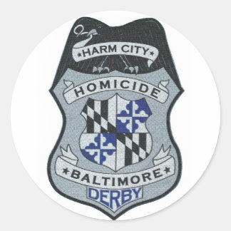 Harm City Homicide Logo Sticker