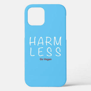 Harm Less - Go Vegan (Light Version) iPhone 12 Case