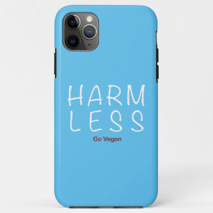 Harm Less - Go Vegan (Light Version) iPhone 11 Pro Max Case