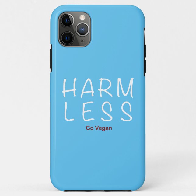 Harm Less - Go Vegan (Light Version) Case-Mate iPhone Case (Back)