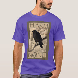 Harm None WiccanPagan Design  T-Shirt