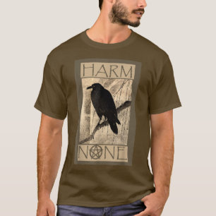 Harm None WiccanPagan Design T-Shirt