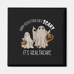 Harm Reduction Isnt Scary Overdose Awareness Ghost Magnet