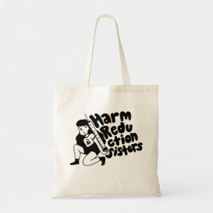 Harm Reduction Sisters Needle Girl Tote Bag
