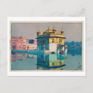 Harmandir Sahib(Golden Temple), Hiroshi Yoshida Postcard