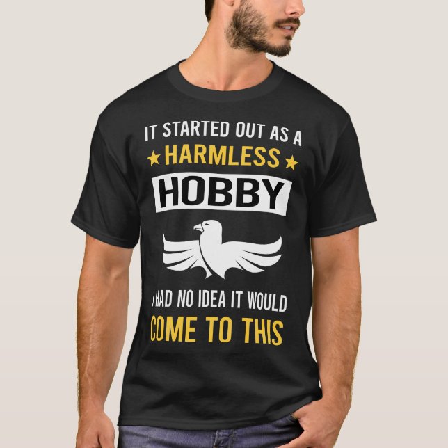 Harmless Hobby Falconry Falconer T-Shirt (Front)