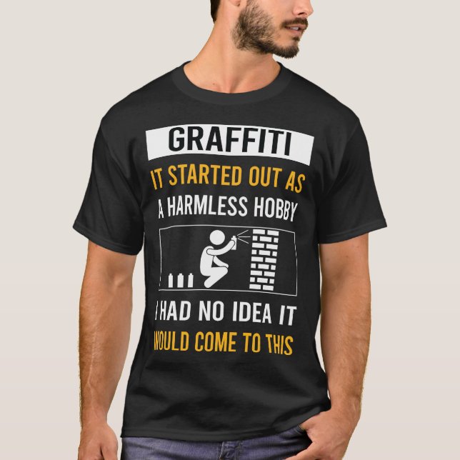 Harmless Hobby Graffiti T-Shirt (Front)