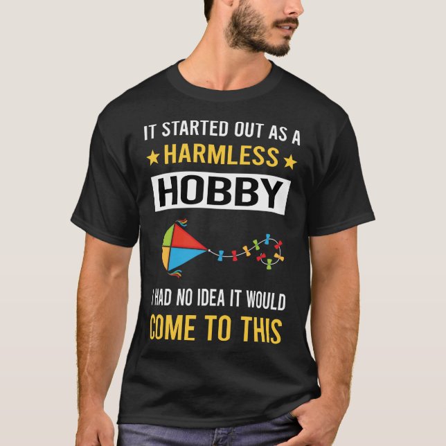 Harmless Hobby Kite Flying T-Shirt (Front)