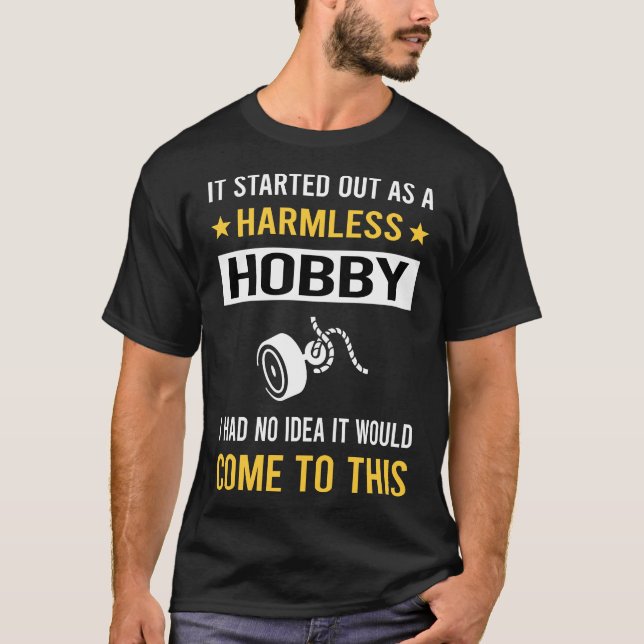 Harmless Hobby Magnet Fishing T-Shirt (Front)