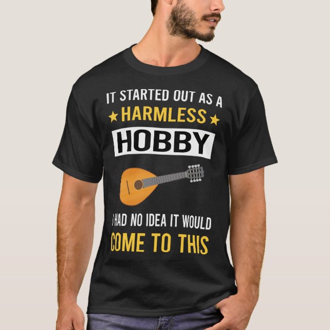 Harmless Hobby Mandolin T-Shirt (Front)