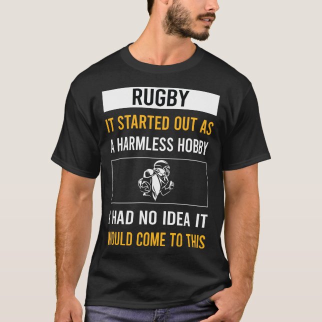 Harmless Hobby Rugby T-Shirt (Front)