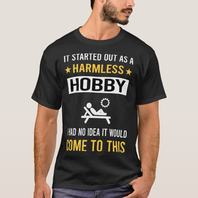 Harmless Hobby Sun Bathing Sunbathing Sunbathe T-Shirt (Front)