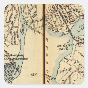 Harmon Park, New York Square Sticker