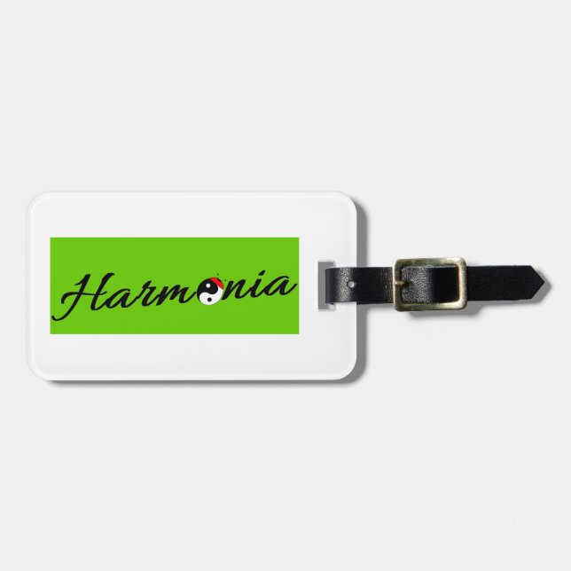 Harmonia axyridis ladybug luggage tag (Front Horizontal)