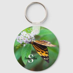 Harmonia Tiger-wing Butterfly Key Ring