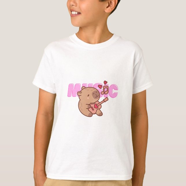 Harmonic Capybara T-Shirt (Front)