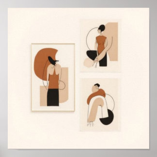 Harmonic Flow – Abstract Botanical Wall Art II