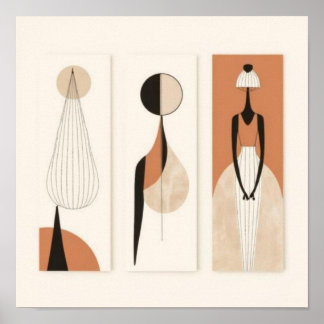 Harmonic Flow – Abstract Botanical Wall Art V