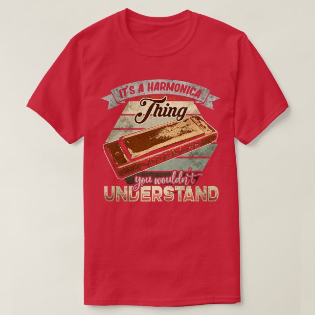 Harmonica 15 T-Shirt (Design Front)