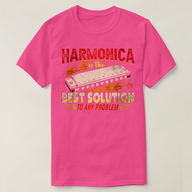 Harmonica 18 T-Shirt (Design Front)