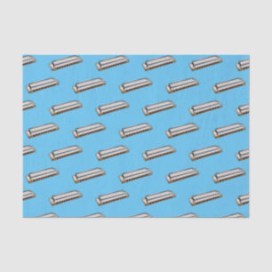 Harmonica cartoon illustration tissue paper
