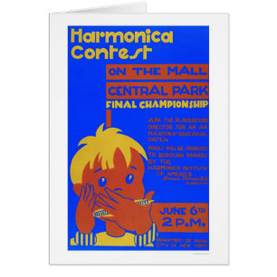 Harmonica Central Park 1937 WPA