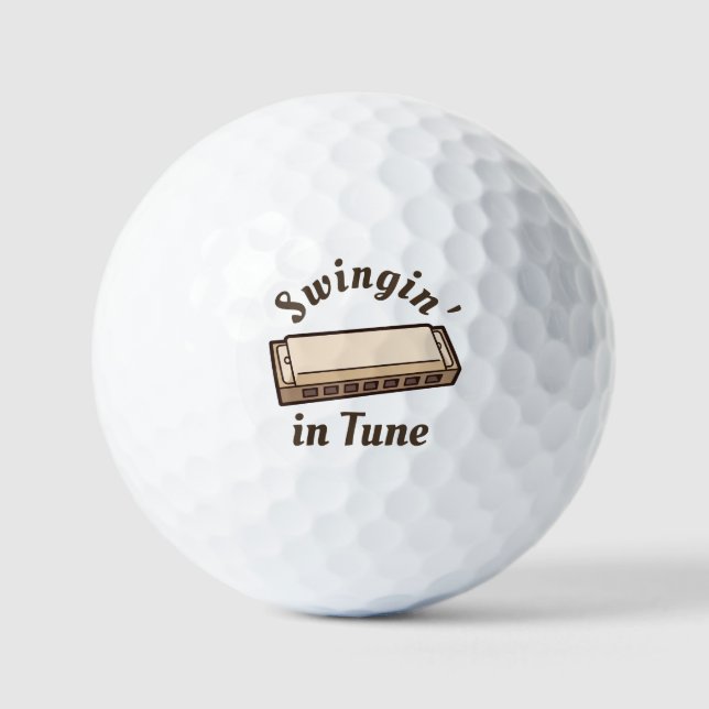Harmonica Golf Balls (Front)