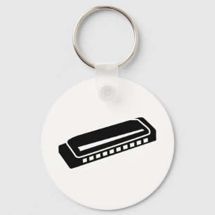 Harmonica Key Ring