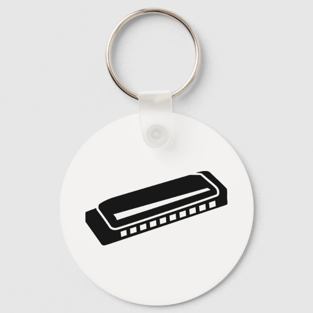 Harmonica Key Ring (Front)