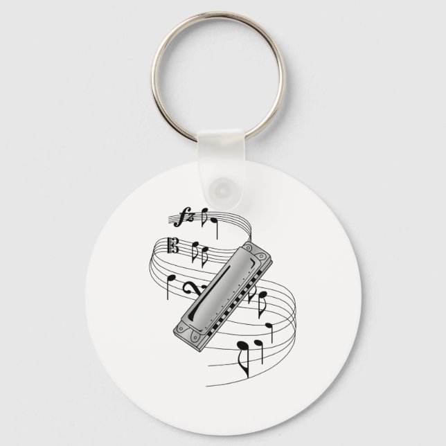 Harmonica Key Ring (Front)