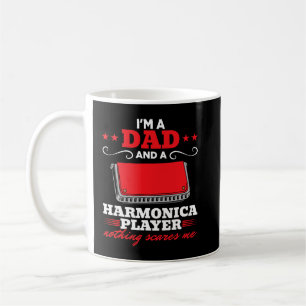Harmonica Lover Mens Daddy Harmonica Musician Im A Coffee Mug