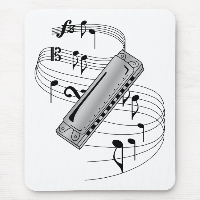 Harmonica Mouse Mat (Front)