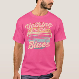 Harmonica Player Blues Music Retro Jazz Band Music T-Shirt