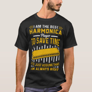 Harmonica Player I Am The Best Harmonica Player T-Shirt
