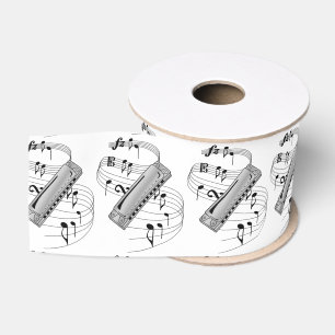 Harmonica Ribbon Grosgrain Ribbon