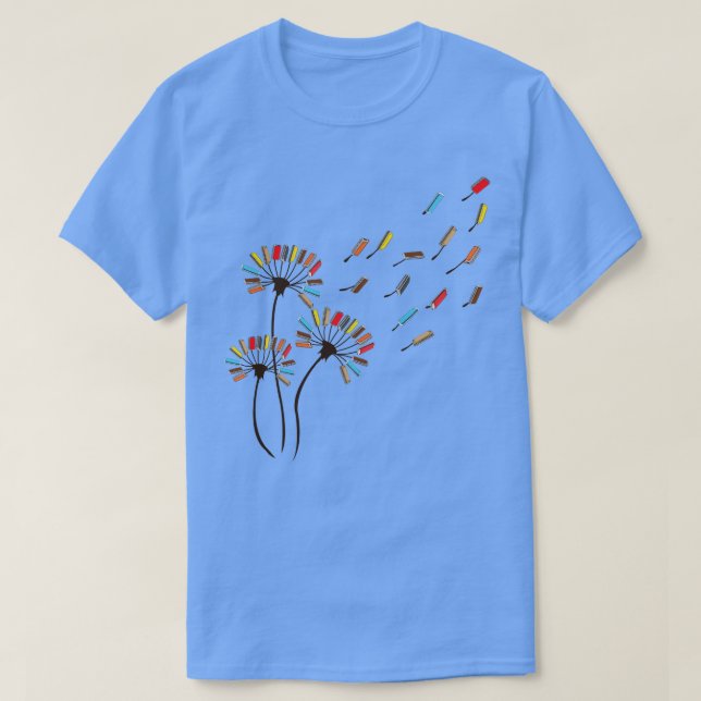 Harmonica Shirt Dandelion Harmonica Lover (Design Front)