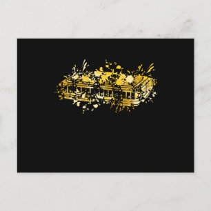 Harmonica Splash Postcard