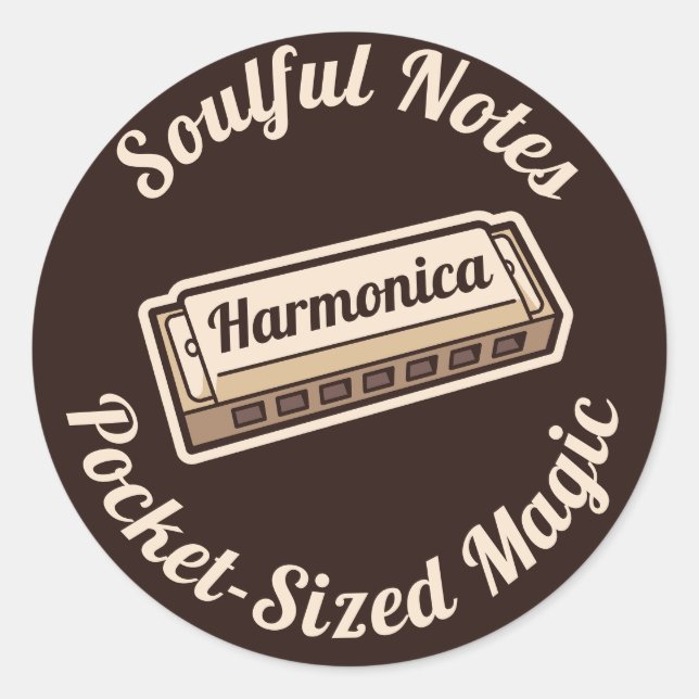 Harmonica Sticker (Front)