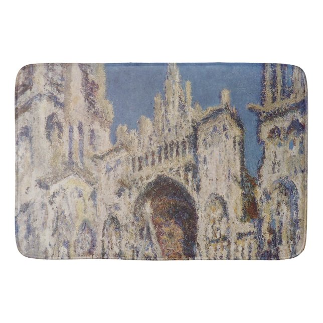 Harmonie in Blau und Gold Claude Monet     Bath Mat (Front)