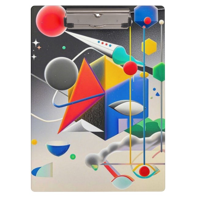 Harmonious blend of textures, gradients clipboard (Front)