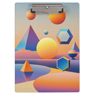 Harmonious blend of textures, gradients clipboard