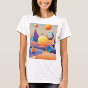Harmonious blend of textures, gradients T-Shirt