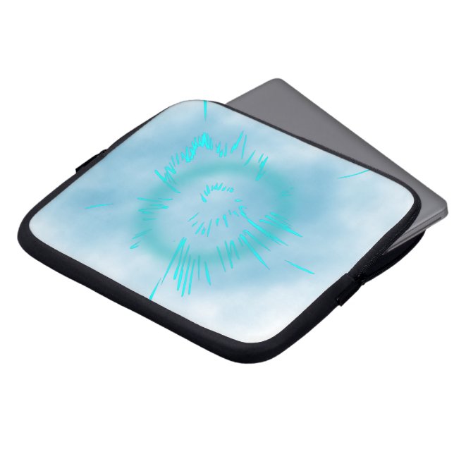 Harmonious lines, laptop sleeve (Front Top)