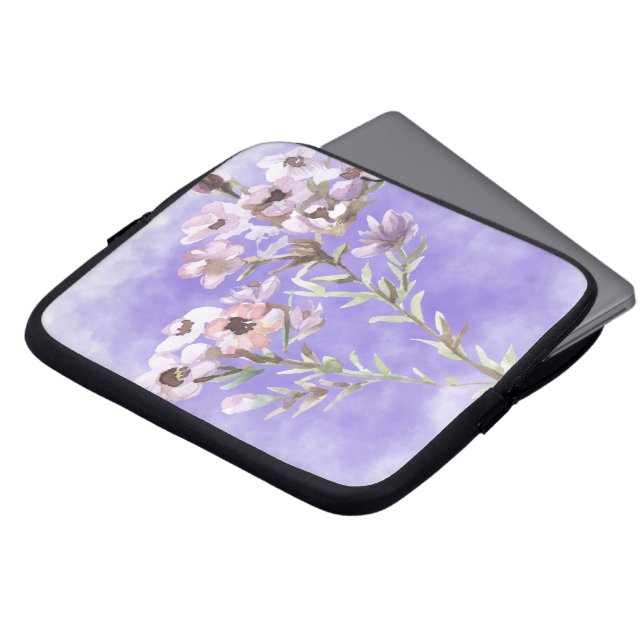 Harmonious lines, laptop sleeve (Front Top)