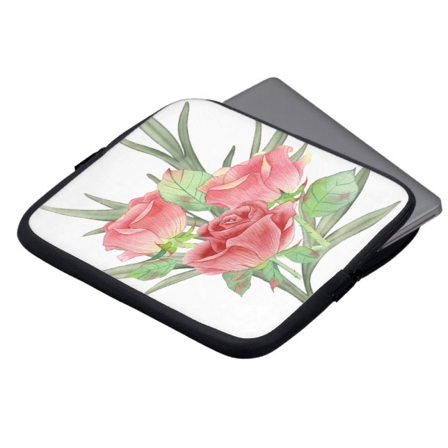Harmonious lines, laptop sleeve (Front Top)