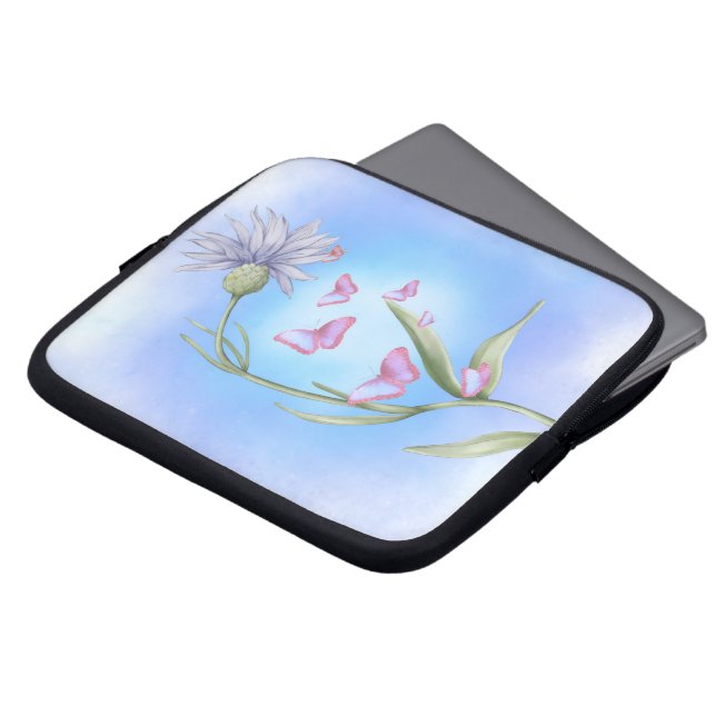 Harmonious lines, laptop sleeve (Front Top)